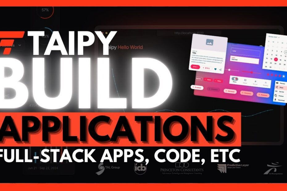 Desenvolva Aplicativos Prontos para Produção em Minutos com Taipy: Guia Completo e Open Source