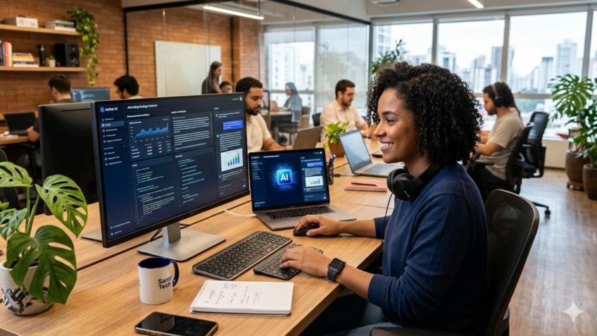 Funcionários públicos apoiam IA, mas Brasil é quem menos capacita