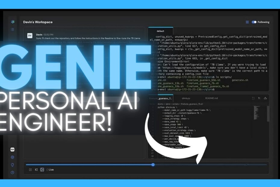 Genie: O Primeiro Engenheiro de Software AI - Construa e Implemente Aplicativos do Início ao Fim!