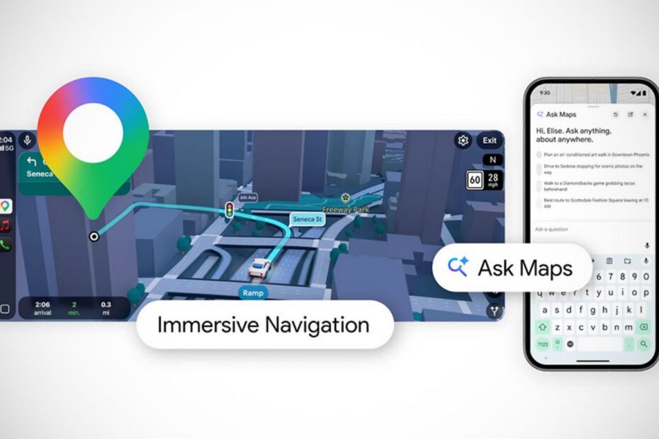 Google Maps ganha Gemini, busca conversacional e navegação 3D em maior atualização da década
