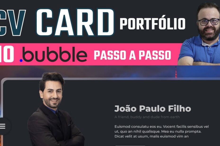 Guia Completo para Criar um Portfólio de UI Design no Bubble: Template No-Code - Parte 1
