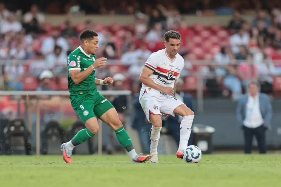 São Paulo é derrotado pelo Palmeiras no MorumBis. Foto: Paulo Pinto/ SPFC
