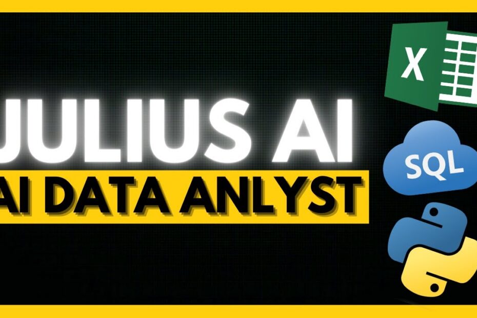 Julius: O Analista de Dados de IA que Escreve Código - Transforme Seus Dados com Inteligência Artificial