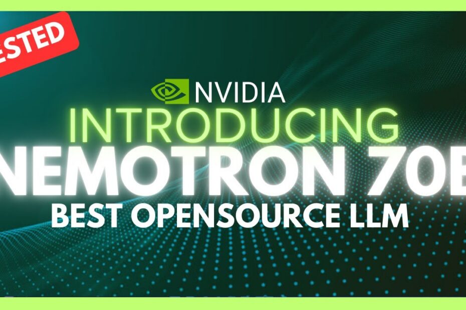Nemotron 70b: O Melhor LLM Open Source - Supera Sonnet 3.5 e GPT-4o!
