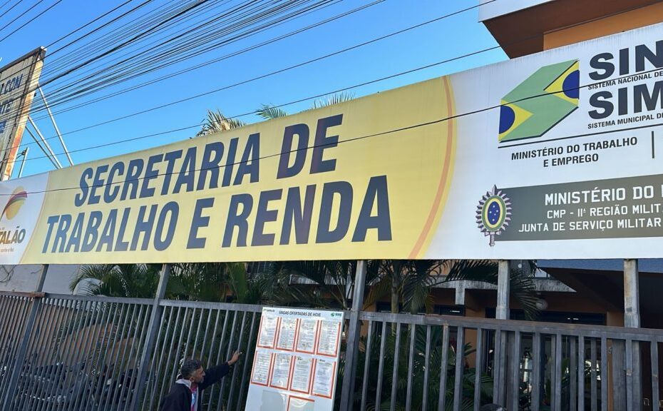 SINE Catalão anuncia 206 vagas de emprego em diversas áreas com contratação imediata