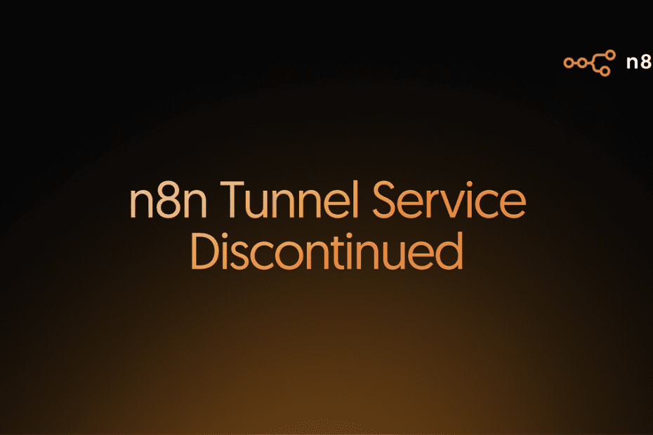 Serviço de túnel n8n descontinuado – Blog n8n