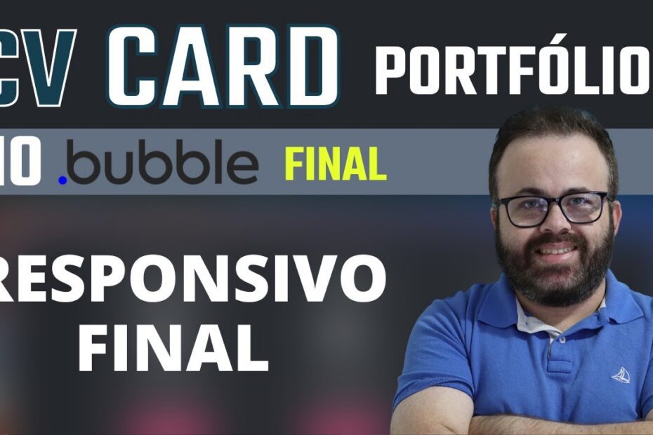 Título otimizado para SEO: "Criando um Portfólio Atrativo com BUBBLE: Passo a Passo para CV Card no No-Code | UI Design e Layout - Parte 6"
