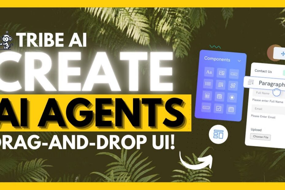 Tribe AI: Crie e Coordene Equipes Multi-Agentes Rapidamente com uma Interface Drag-and-Drop!