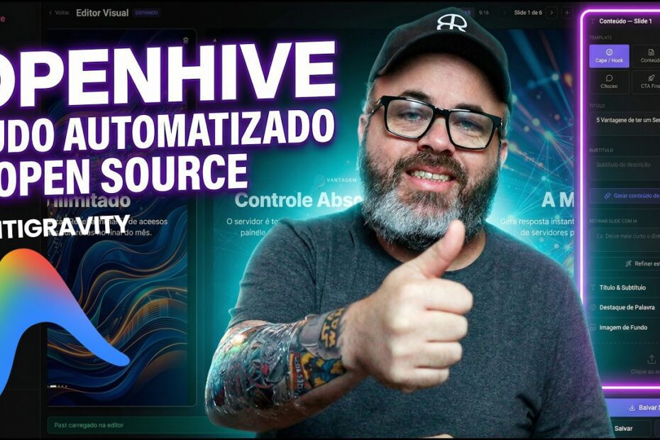 Automatização de Carrosséis com IA: Guia Completo Usando OpenHive - Grátis!