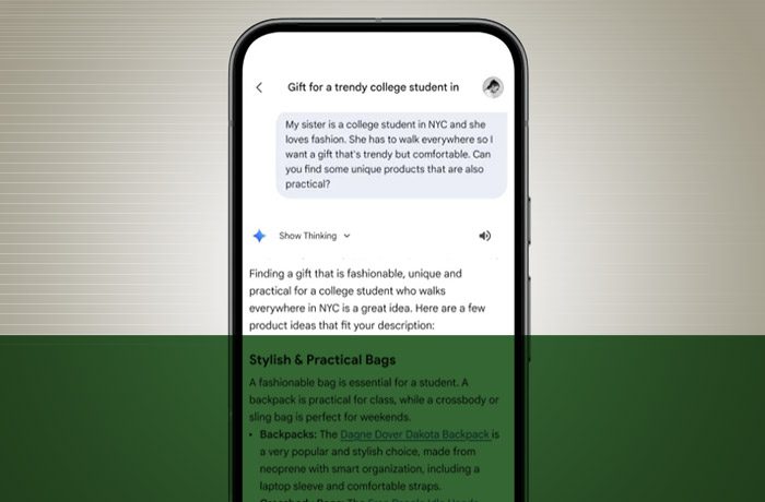 Google anuncia recursos de compras por IA no app Gemini