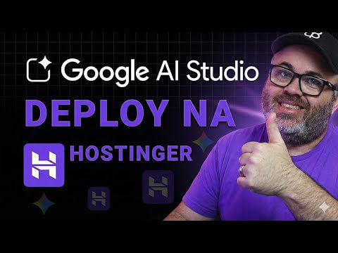 Guia Completo: Como Criar e Publicar Seu App com Google AI Studio e Hostinger