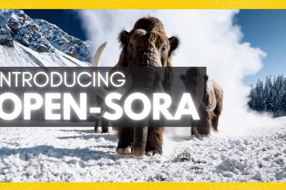 Open-Sora: A Powerful Open Source Alternative to Sora - Transform Text into Video with AI!