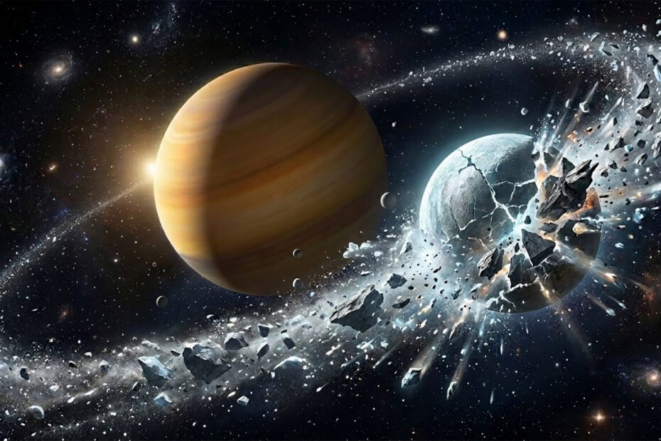 Anéis de Saturno teriam surgido de fragmentos de uma lua