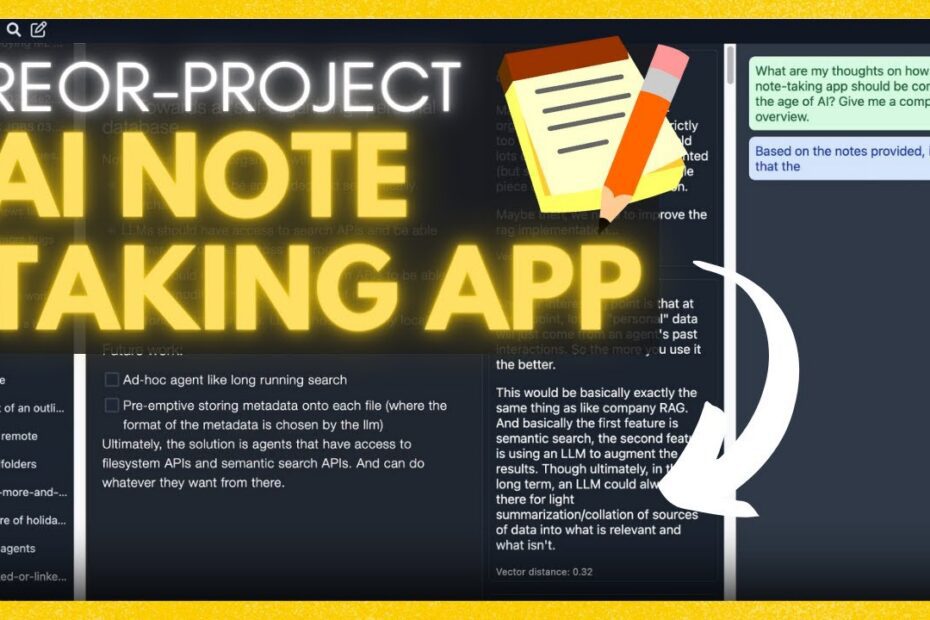 Reor: A Revolucionária App de Anotações AI Auto-Organizadora - Execute Modelos Localmente e é Open Source!