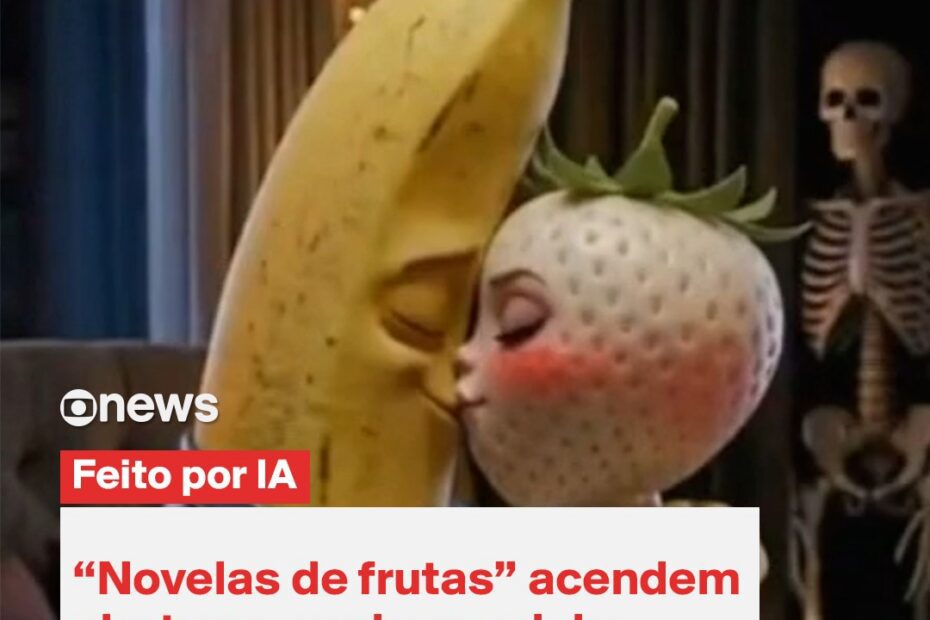 Vídeos gerados por inteligência artificial viralizaram nas redes sociais e somam milhões de visualizações. Os enredos são produzidos com protagonistas são um abacate, um morango, uma banana e uma pêra. ➡ Assista na #GloboNews: http://glo.bo/35cgVIb #Edição18