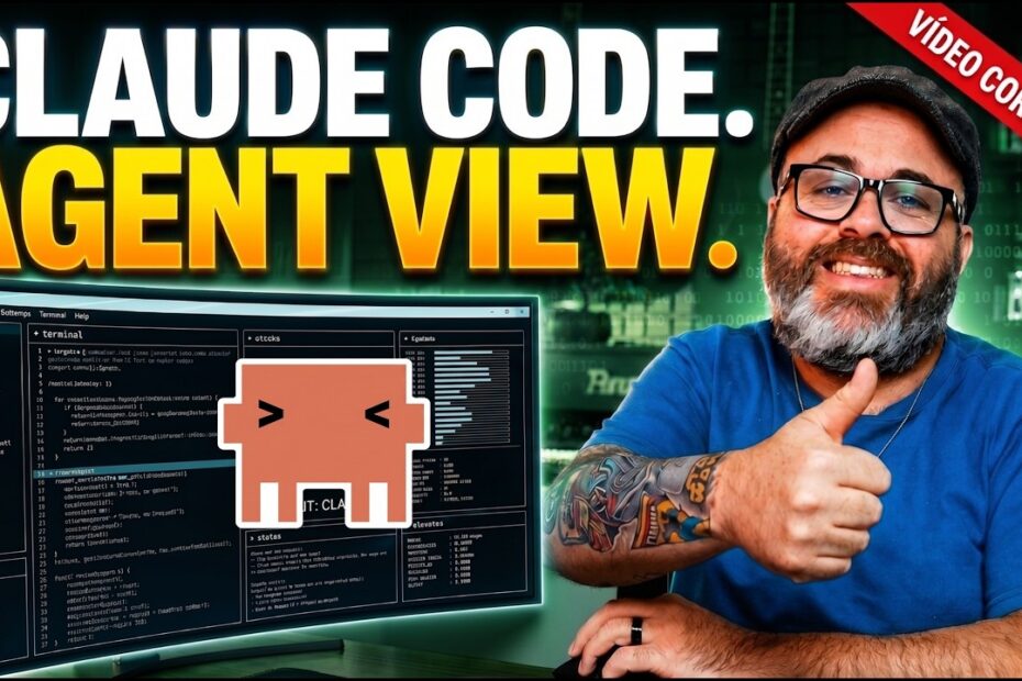 Claude Code Recebe MAIOR Atualização: Conheça o Agent View, Funcionalidade /goal e Sessões Persistentes!