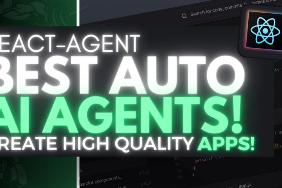 Como Criar Aplicativos de ALTA QUALIDADE com Agentes de IA Autônomos Usando ReactAgent