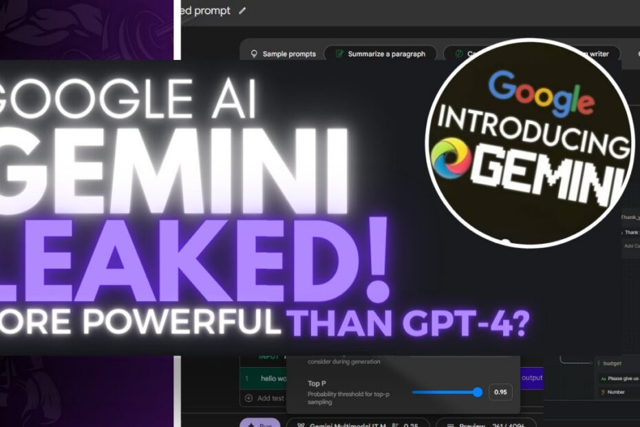 Google Gemini Revelado: Primeira Análise do Modelo e Recursos Incríveis!