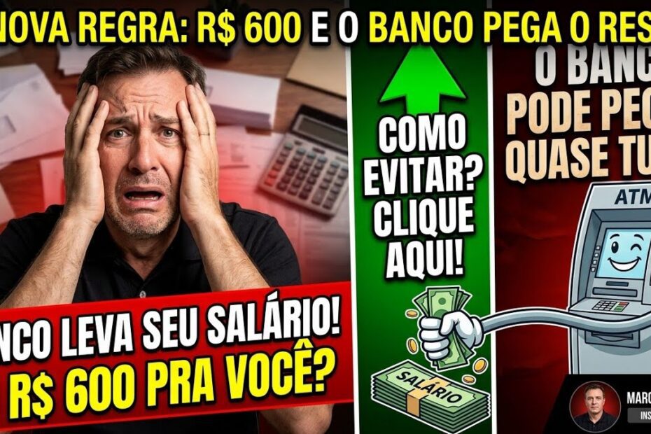 Nova Regra: Como Ficar com R$ 600 e Evitar que o Banco Leve o Restante do Seu Salário!