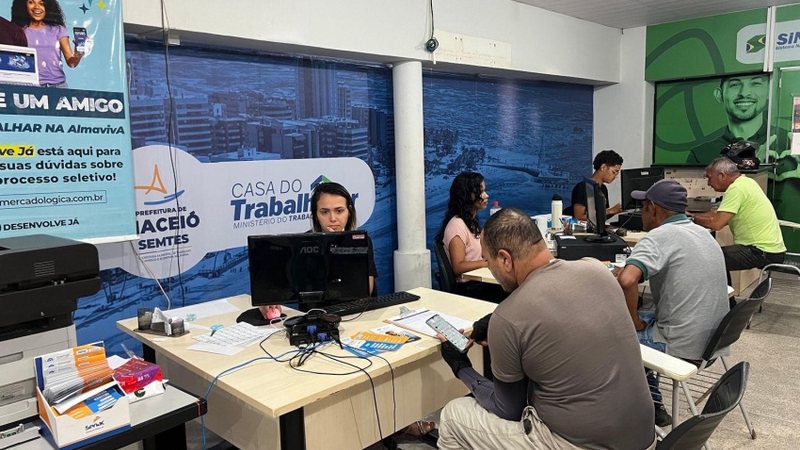 veja 1.600 vagas de emprego no Sine Maceió