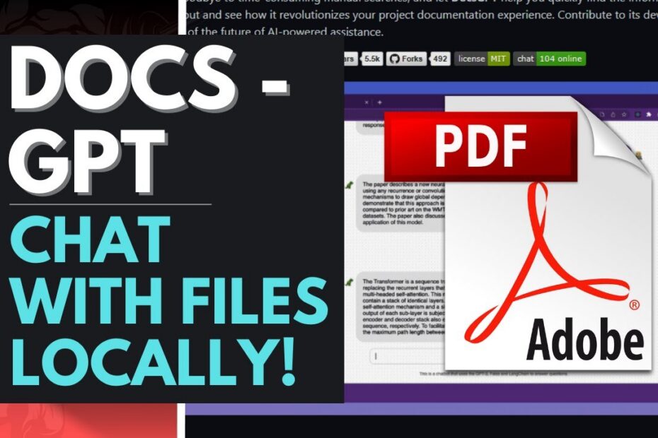 DocsGPT: Converse com Múltiplos PDFs e Arquivos Gratuitos com Um Clique - Chat Localmente!