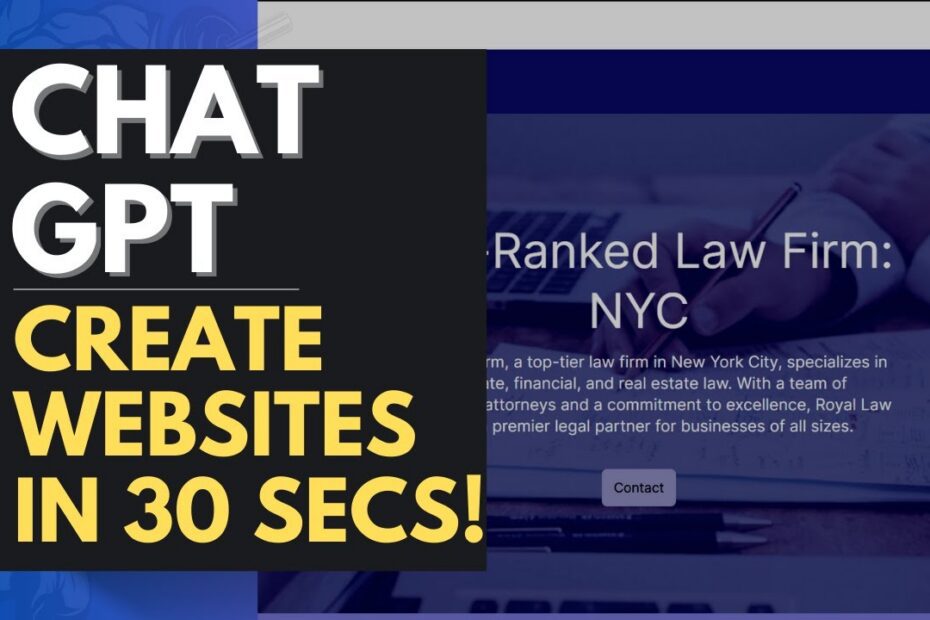 Guia Completo: Como Criar um Site Usando ChatGPT em 2023 - Passo a Passo Fácil