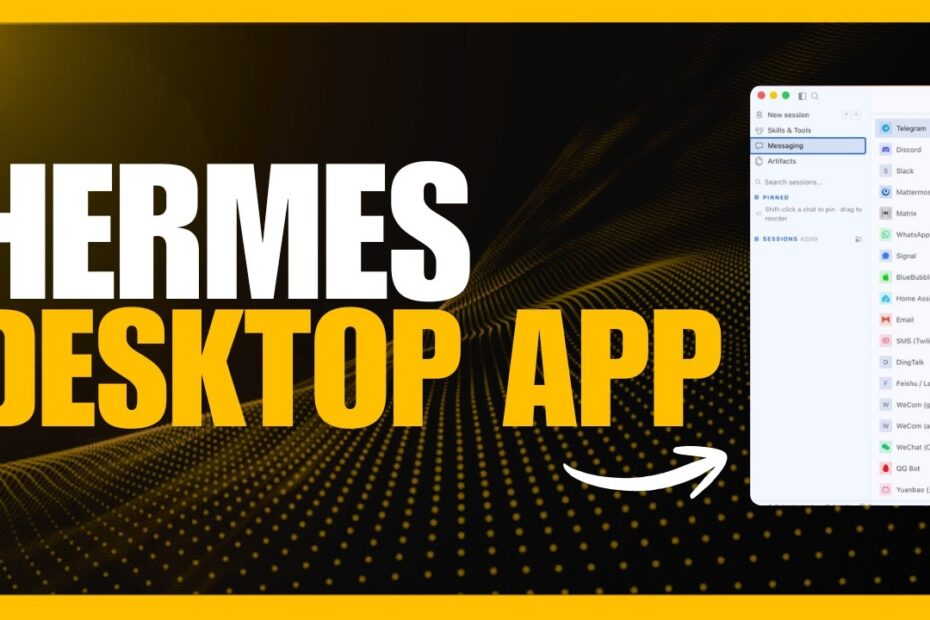 Hermes Agent: O Aplicativo Desktop Oficial da AI que Evolui Sozinho 24/7!