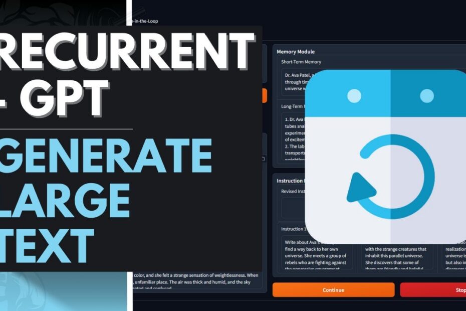 RecurrentGPT vs ChatGPT: Como Gerar Textos Maiores com Facilidade