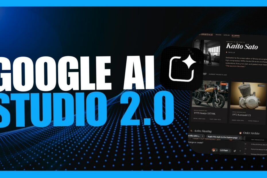 Google AI Studio 2.0: O Novo Agente de Codificação Autônomo e Poderoso Que Pode Construir Qualquer Coisa – Totalmente Grátis!