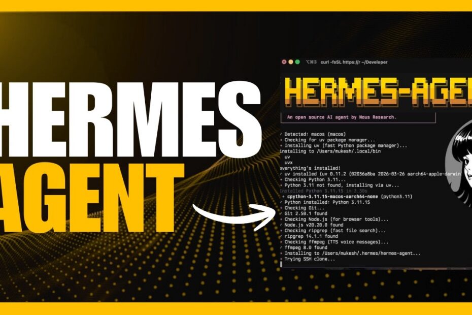 Hermes Agent: O Agente de IA Autoevolutiva que Funciona 24/7