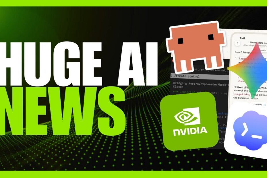 Últimas Novidades em IA: Codex Subagents, Atualização Claude Code, NVIDIA GTC e Ferramentas do Google!